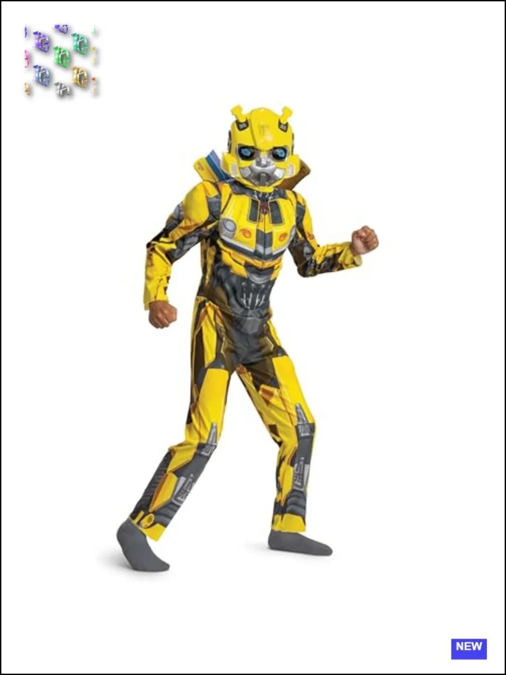 Official Transformers Bumblebee Padded Muscle Costume for Kids